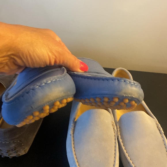 M. Gemi blue leather&suede felize moccasin loafers size 9.5/10 US 3 available - Picture 6 of 16